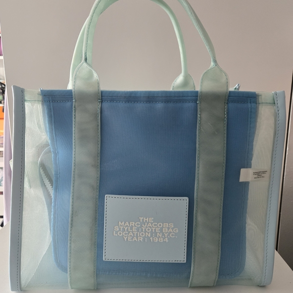 Marc Jacobs Blue Transparent Tote Bag - Picture 3 of 4